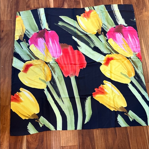 Colorful Abstract Scarf - Picture 2 of 2